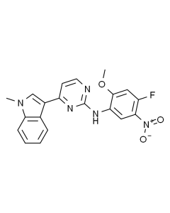 N-(4-Fluoro-2-methoxy-5-nitrophenyl)-4-(1-methyl-1H-indol-3-yl)pyrimidin-2-amine