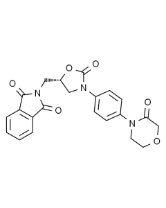 2-[[(5S)-2-Oxo-3-[4-(3-oxo-4-morpholinyl)phenyl]-5-oxazolidinyl]methyl]-1H-isoindole-1,3(2H)-dione