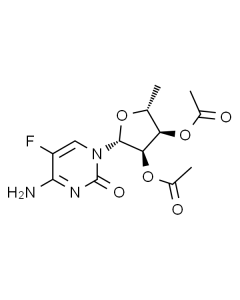 2‘,3’-Di-O-Acetyl-5‘-Deoxy-5-Fuluro-D-Cytidine