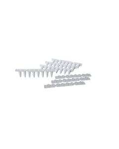 White 0.1ml 8-strip PCR tube transgen CFE-Q801_BF